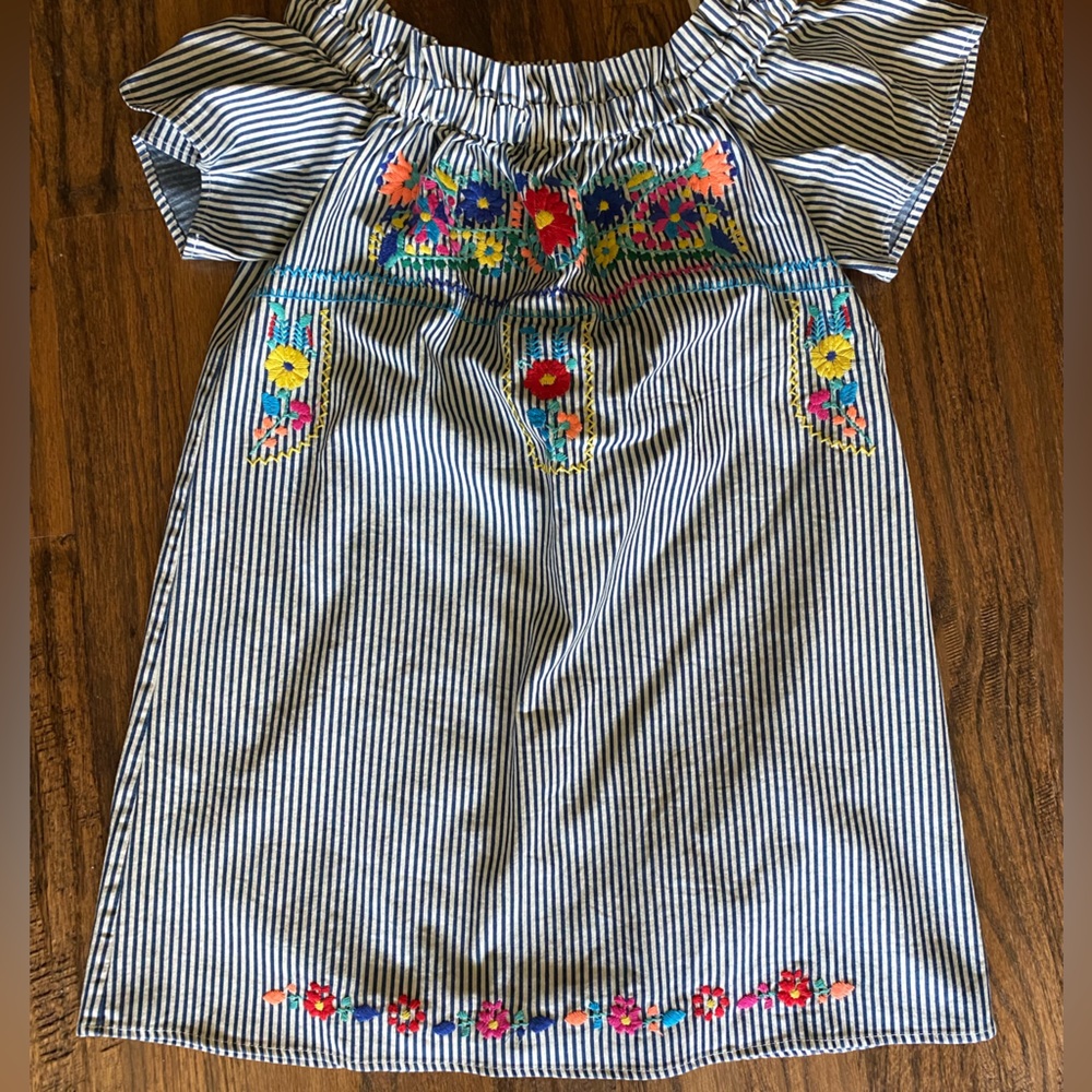 Embroidered Dress NWOT